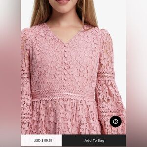 Bardot junior dusty pink dress